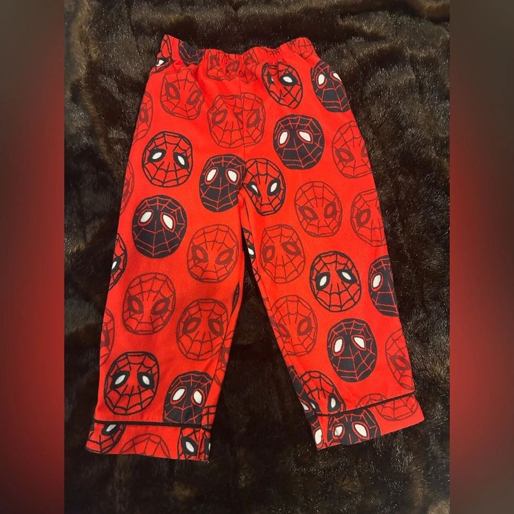 Spider-Man Boys 3-Piece Pajama & Robe Lot | 4T Pajamas (Robe 2T–3T)